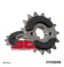 Jt передня зірочка 345 14 з гумою honda slr 650 '97-'01, fmx 650 vigor, yamaha mt-03/xt660 (34514jtrb) (ланцюг 520)