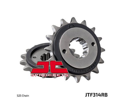 Jt передня зірочка 348 16 з гумою honda xrv 750 africa twin '90-'03 (34816jtrb) (ланцюг 525)