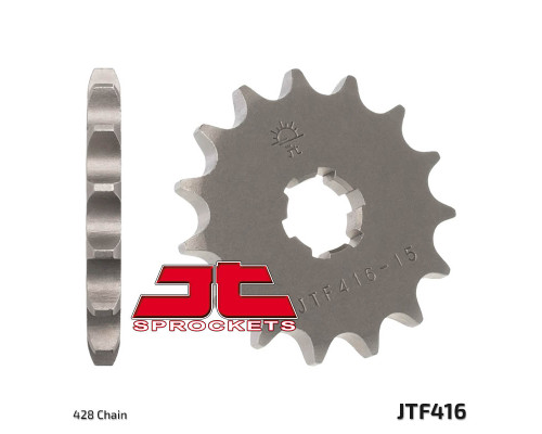Jt передня зірочка 416 14 yamaha yz 80 '94-'01, suzuki rm 80/85 '84-'13 (41614jt) (ланцюг 428)