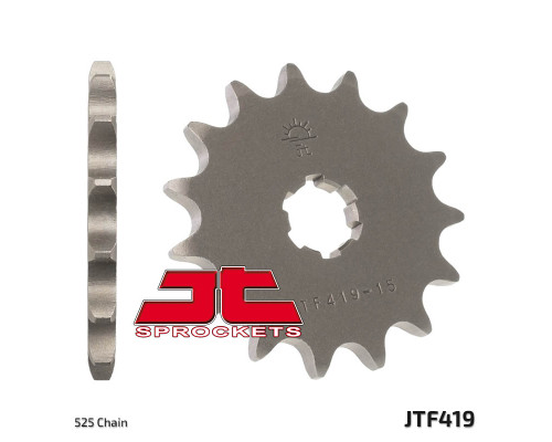 Jt зірочка передня 419 14 suzuki gt 250 '73-'78, (41914jt) (ланцюг 525)