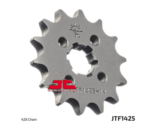 Jt передня зірочка 425 15 suzuki gsxr 125 17-18, rg 80 86-87, gsx 125s 17-18 (jtf1425.15) (ланцюг 428) - на заміну jtf425.15