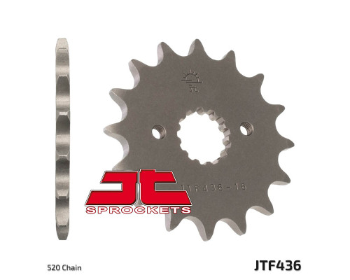 Jt передня зірочка 438 13 suzuki gsx 400 f '81-'86, rg 250 gamma '83-'88 (43813jt) (ланцюг 520) - може замінити jtf565.13