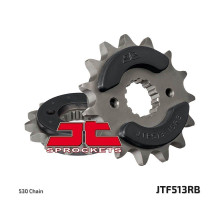 Jt передня зірочка 513 15 з гумою suzuki gsf bandit 600/650/1200/1250 (51315jtrb) (ланцюг 530) - можна заміна на 51915jt (jtf519.15rb)