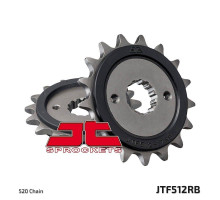 Зірочка передня jt 525 16 з гумою kawasaki gpz500s '87-'05 (52516jtrb) (ланцюг 520)