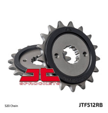 Зірочка передня jt 525 17 з гумою kawasaki er5 '97-'06 (52517jtrb) (ланцюг 520)