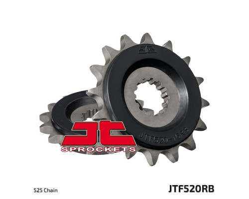 Зірочка передня jt 564 16 з гумою suzuki gsr 600/gsxr 600 (56416jtrb) (ланцюг 525)