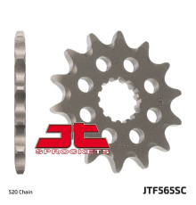 Jt передня зірочка 565 13 /2141 13 kawasaki kxf 450 '06-, yamaha yzf/wrf 400/426/450 самоочищення (56513jtsc) (ланцюг 520)yfz 450 '04-'13