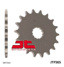 Jt передня зірочка 565 15 kawasaki er6f/n '06-'14, kle 650 '06-'20, ex650, suzuki sv 650 16-19 (56515jt) (ланцюг 520)