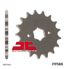 Jt передня зірочка 569 15 kawasaki kx 250 '87-'98, yamaha yz 250 '77-'98, xv 250`89-15 (56915jt) (ланцюг 520)
