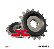 Jt передня зірочка 580 16 з гумою yamaha fz 6/r6/fz750 (58016jtrb) (ланцюг 530)