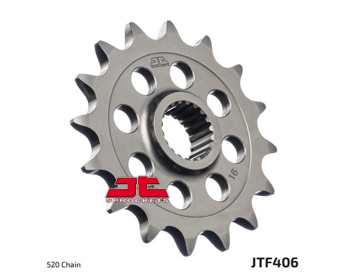 Jt передня зірочка bmw g310gs '16-, g310r '16-, (jtf406.16)* (ланцюг 520)