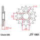 Jt передня зірочка з гумою 1248 14 ktm sx/exc '91-'25, gasgas, beta, husqvarna (124814rb) (ланцюг 520) - замовити