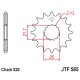 Jt передня зірочка з гумою 565 14 yamaha yzf/wrf 400/426/450, cf moto 400 '19-, 650 gt/nk '21-'23 (56514jts) (ланцюг 520) yfz 450 '04-'13 - замовити