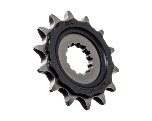 Jt передня зірочка з гумою 565 14 yamaha yzf/wrf 400/426/450, cf moto 400 '19-, 650 gt/nk '21-'23 (56514jts) (ланцюг 520) yfz 450 '04-'13 - замовити