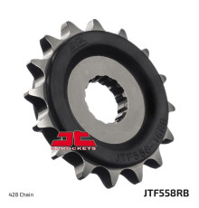 Jt передня зірочка з гумою 577 16 yamaha dt 125r '93-'06, kawasaki ninja 125 / z 125 '19 (57716jtrb) (ланцюг 428)