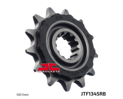 Jt передня зірочка з гумою honda crf 450 lk '19 (jtf1345.13rb)* (ланцюг 520)
