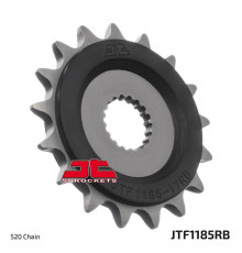 Передня зірочка jt з гумою triumph 900 street twin / cup / scrambler '16-18 (jtf1185.17rb)* (ланцюг 520)