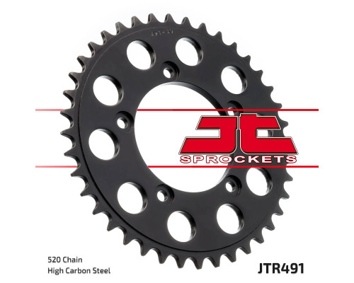 Jt задня зірочка 1026 38 ducati 750 paso '86-'90, 906 paso '90-'93 (102638jt) (ланцюг 520)