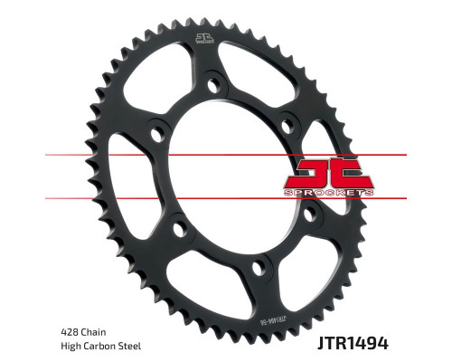 Jt задня зірочка 1494 56 kawasaki ninja 125/z 125 '19 (jtr1494.56)* (ланцюг 428)