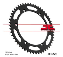 Jt задня зірочка 223 52 husqvarna wr 250 '83-84, wr/cr 250 '80, wr 350 '81-88, wr/cr 400 '81-89, cr 400/430 '81-83 (22352jt) (ланцюг 520)