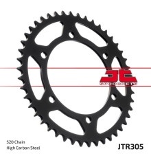 Jt задня зірочка 236 46 honda nx 650 '95-'01, yamaha xj 6 '09-'15 (23646jtzbk) (ланцюг 520) - дивіться також 430946 (23646jtzbk) чорний