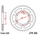 Jt задня зірочка 236 46 honda nx 650 '95-'01, yamaha xj 6 '09-'15 (23646jtzbk) (ланцюг 520) - дивіться також 430946 (23646jtzbk) чорний