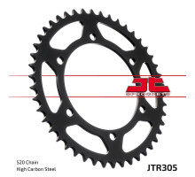 Jt задня зірочка 236 46 honda nx 650 '95-'01, yamaha xj 6 '09-'15 (23646jtzbk) (ланцюг 520) - дивіться також 430946 (23646jtzbk) чорний