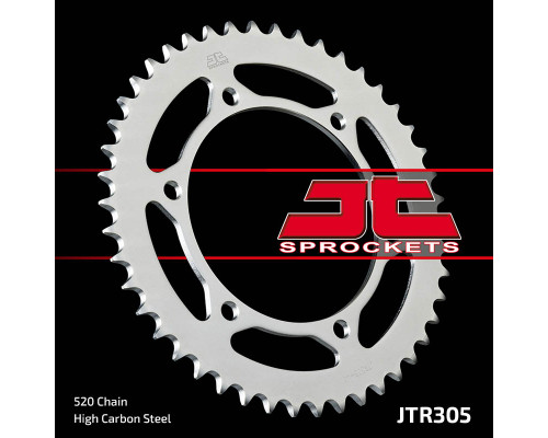 Jt задня зірочка 236 46 honda nx 650 '95-'01, yamaha xj 6 '09-'15 (jtr305.46)* (ланцюг 520) - дивіться також 430946 (23646jt)