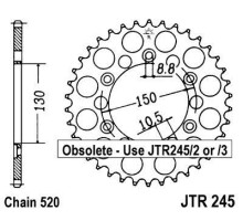 Задня зірочка jt 270 52 hoda xl /xr(27052jt) (ланцюг 520)