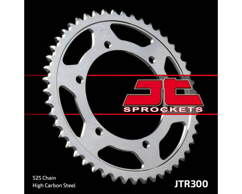 Jt задня зірочка 300 47 honda xl600v transalp '87-'99 (30047jt)* xl700v '08-'13 (ланцюг 525)