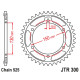 Jt задня зірочка 300 47 honda xl600v transalp '87-'99, xl700v '08-'13 (30047jtzbk) (ланцюг 525) чорний