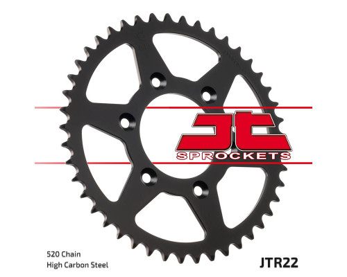 Jt задня зірочка 3560 49 aprilia rx 125 '90-'12 (356049jt) (ланцюг 520)