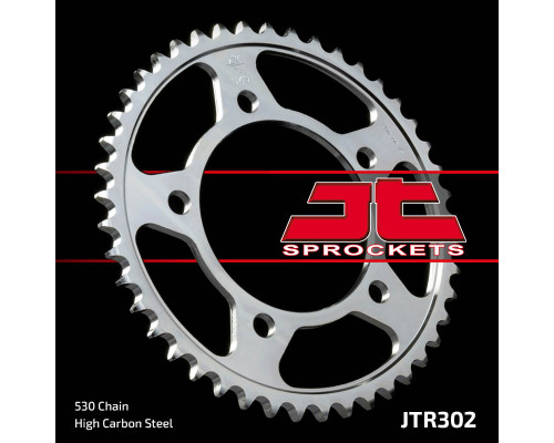Jt задня зірочка 408 44 honda cbr 1100 xx '97-'07 (sc35) (40844jt) (ланцюг 530)