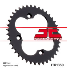 Jt задня зірічка 4303 39 honda trx250/300/400/450 (430339jt) (ланцюг 520)