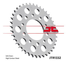 Jt задня зірочка 4350 42 honda cb400, triumph 800 america,speedmaster '03-'06, 865 america '07-'15 (435042jt) (ланцюг 525) колір сріблистий