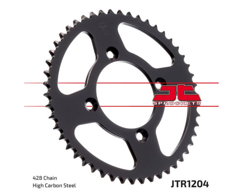 Jt задня зірочка 4351 49 honda crf 125fb '15-'21 (jtr1204.49) (ланцюг 428)