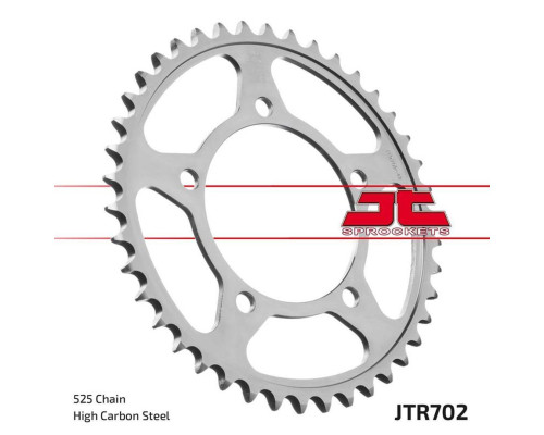 Задня зірочка jt 4363 43 aprilia rsv 1000 mille r/sl/sp '98-'03 (+1) (jtr702.43) (ланцюг 525)