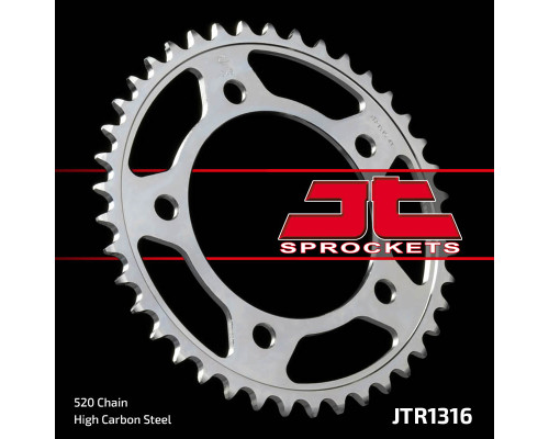 Jt задня зірочка 4384 41 honda cb 500f/x '13-'19, cbr 500r '13-'21 (438441jt) (ланцюг 520)