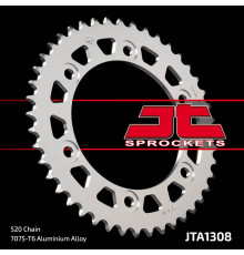 Jt задня зірочка 4400 43 алюмінієва honda cbr 600/900/929/954/1000 (440043jta) (ланцюг 520)