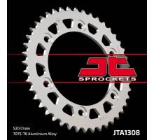 Jt задня зірочка 4400 43 алюмінієва honda cbr 600/900/929/954/1000 (440043jta) (ланцюг 520)
