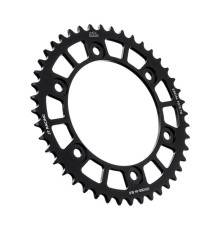 Jt задня зірочка 4400 43 алюмінієва honda cbr 600/900/929/954/1000 (440043jta) (ланцюг 520) чорний