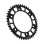 Jt задня зірочка 4400 43 алюмінієва honda cbr 600/900/929/954/1000 (440043jta) (ланцюг 520) чорний
