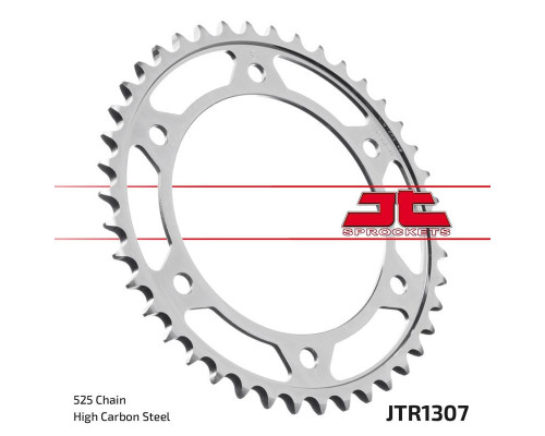 Jt задня зірочка 4405 41 honda cbr 600rr '07-'16 (440541jtzbk) (ланцюг 525) чорний
