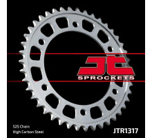 Задня зірочка jt 4405 43 honda cbr 1000rr 17-23 (sc77), cbr 1000sp 17-19 (jtr1317.43)* (ланцюг 525)