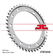 Jt задня зірочка 4434 43 honda vfr750, vfr800 v-tec '02-'14, vfr800x crossrunner '11-'15 (443443jtzbk) (ланцюг 530) чорний