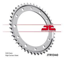 Jt задня зірочка 4434 43 honda vfr750, vfr800 v-tec '02-'14, vfr800x crossrunner '11-'15 (443443jtzbk) (ланцюг 530) чорний