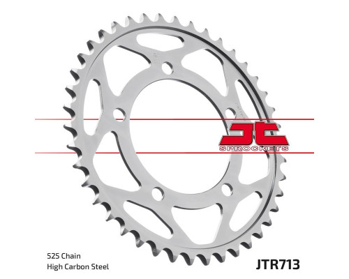 Задня зірочка jt 4447 41 aprilia rsv 4rf 15-17, rsv4 rr 16-17, tuono 1000/1100 (-1) (444741jt) (ланцюг.525)