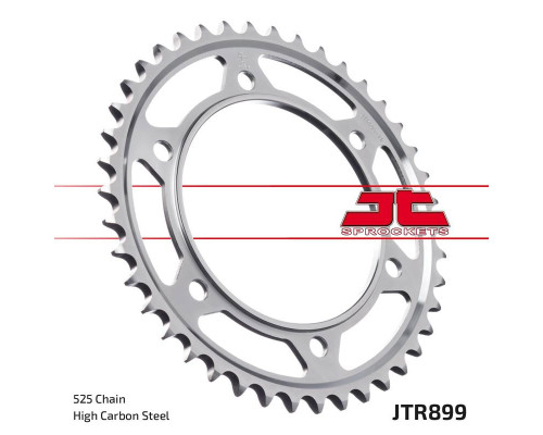 Задня зірочка jt 4454 42 ktm 950/990/1190 adventure/r lc8 '03-'18 (445442jtzbk) (ланцюг 525) чорний