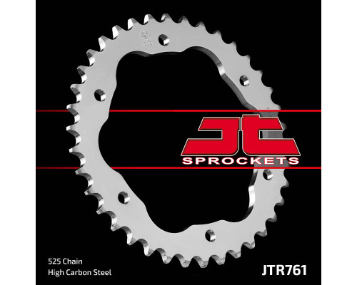 Задня зірочка jt 4522 41 ducati monster 1200/s '14-18, panigale 1103 '18 (потрібен адаптер jta760b або jta770b) (452241jt) (ланцюг 525)