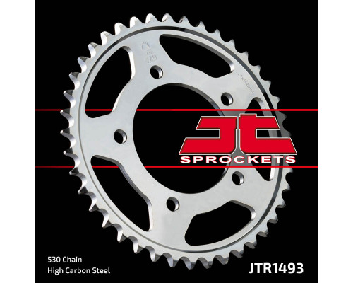 Jt задня зірочка 4542 41 kawasaki zzr 1400 '06-'18 (454241jt) (ланцюг 530)